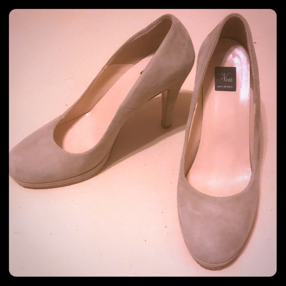 Vero Cuoio Noa Nude Suede Heels